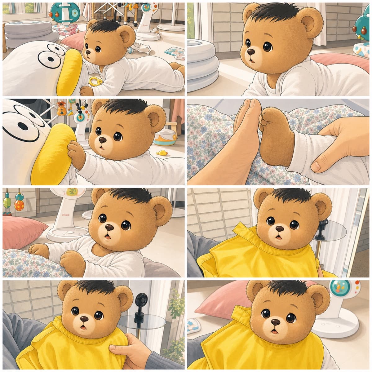 곰 캐릭터 모모의 일상을 담은 웹툰